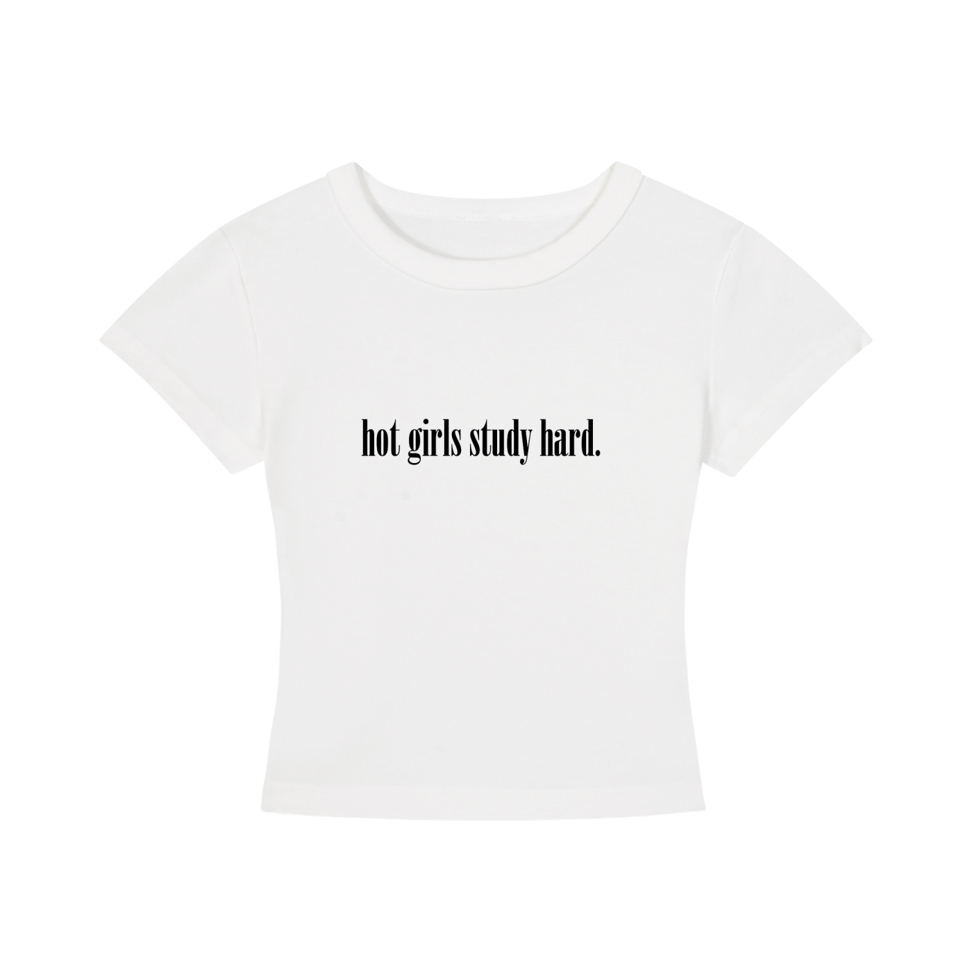 Hot Girls Study Hard Baby Tee